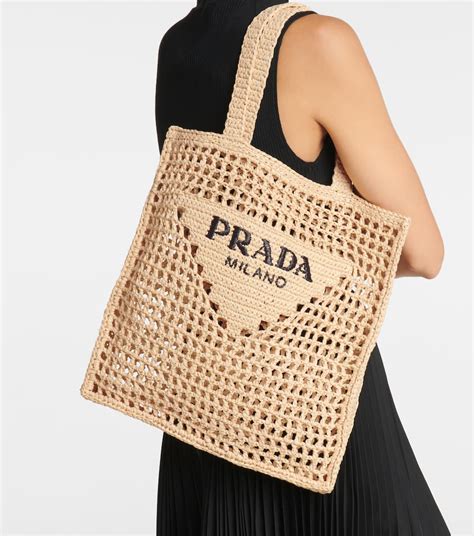 prada net beach bag